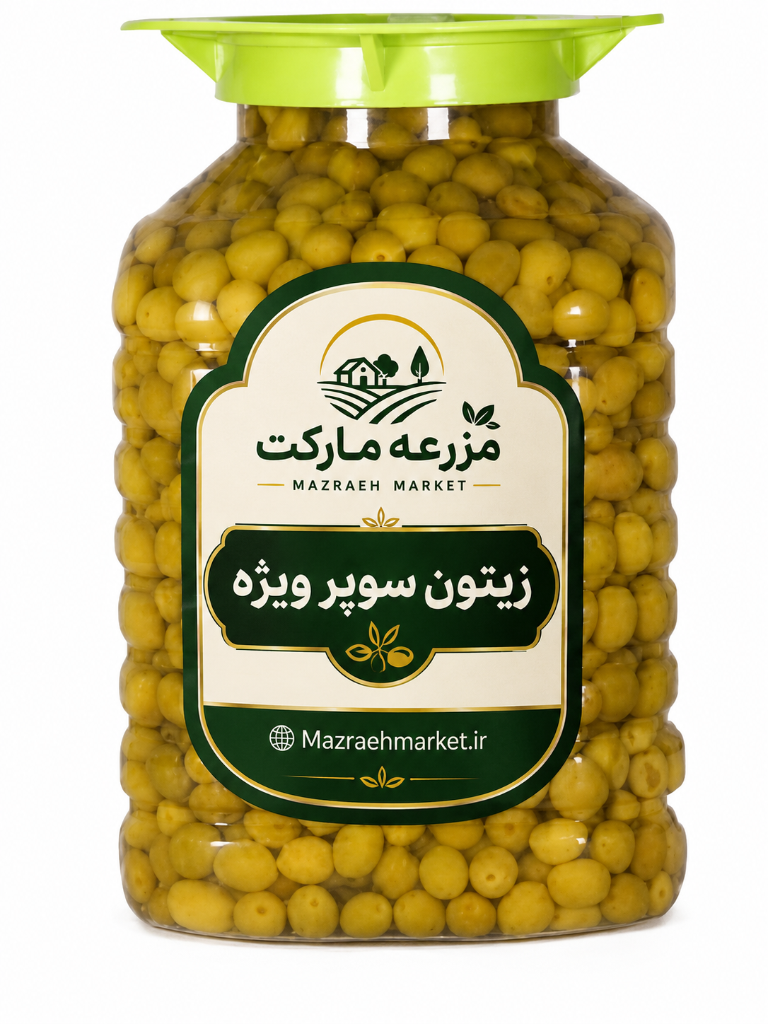 زیتون باهسته سوپر ویژه (خیلی درشت) طارم 7 کیلویی