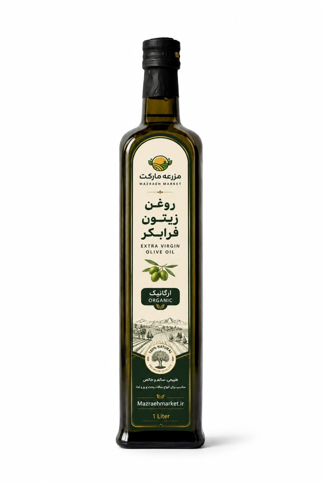 روغن زیتون فرابکر ارگانیک طارم (بابو) 1 لیتری