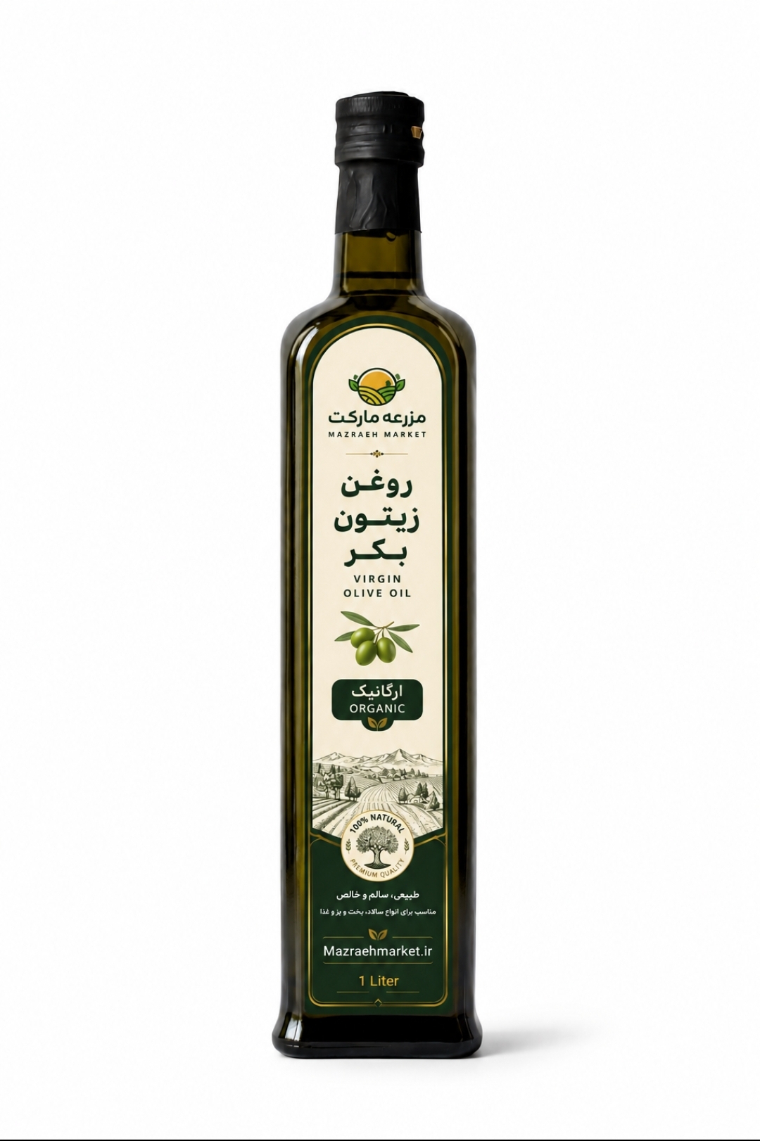 روغن زیتون بکر 1 لیتر